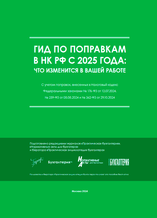 Гид по поправкам в НК РФ с 2025 года